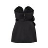 THE SATIN DAISY BELTED DRESS